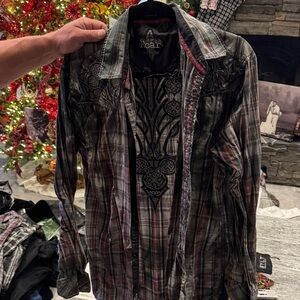 Roar Multicolor Embroidered Shirt